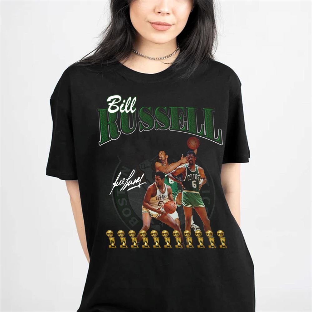 Vintage Bill Russell Signature T-Shirt
