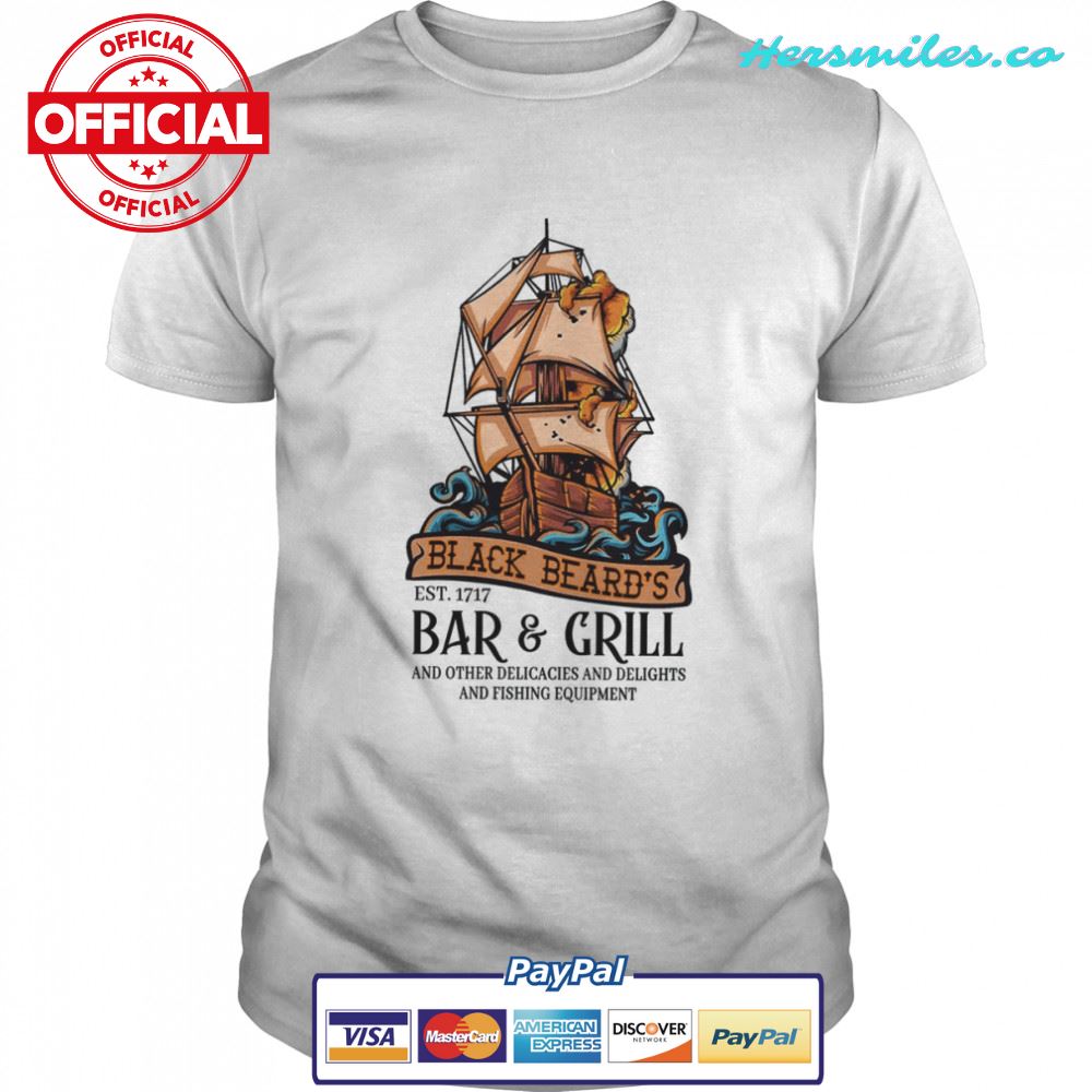 Vintage Black Beard’s Bar And Grill Our Flag Means Death shirt