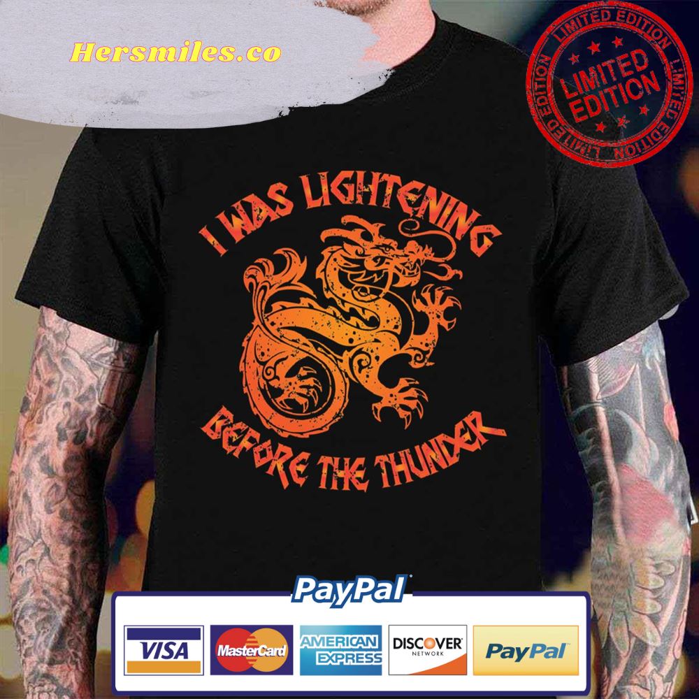 Vintage I Was Lightning Before The Thunder Imagine Dragons Unisex T-Shirt