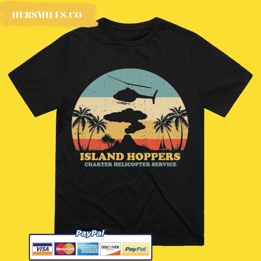 Vintage Retro Magnum PI Island Hoppers Roger E. Mosley T-Shirt