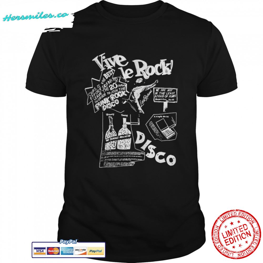 Vive Le Rock Little Richard Illustration Shirt