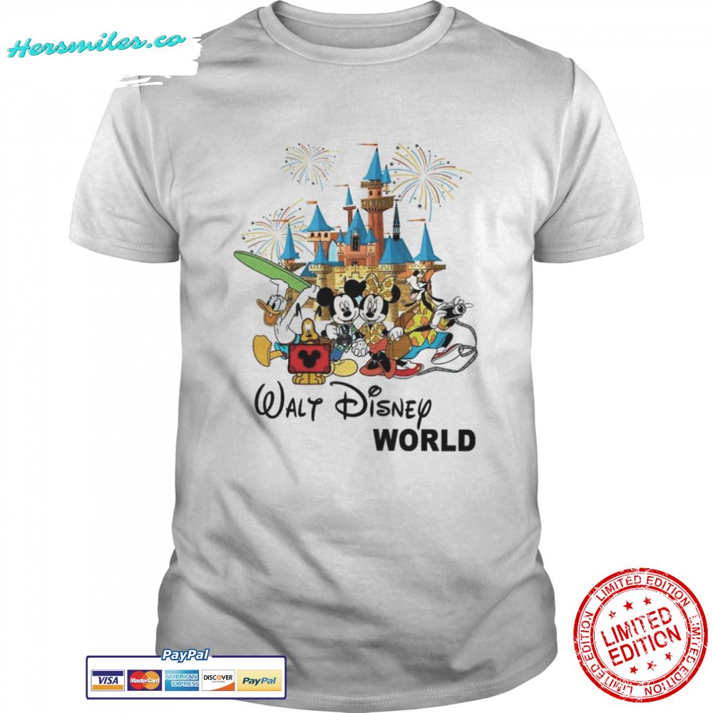 Walt Disneyworld Mickey Minnie Pluto Donald Vacation shirt