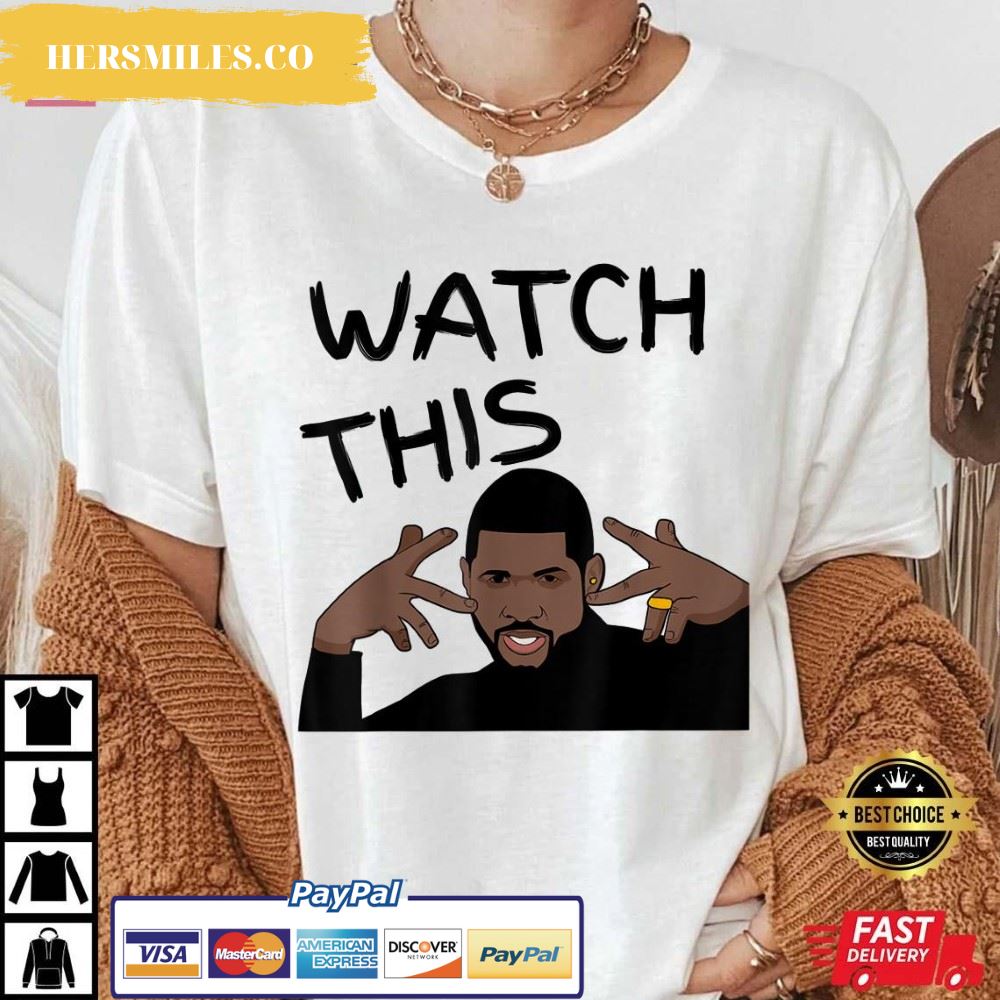 Watch This Tiny Desk Usher Meme Funny T-Shirt