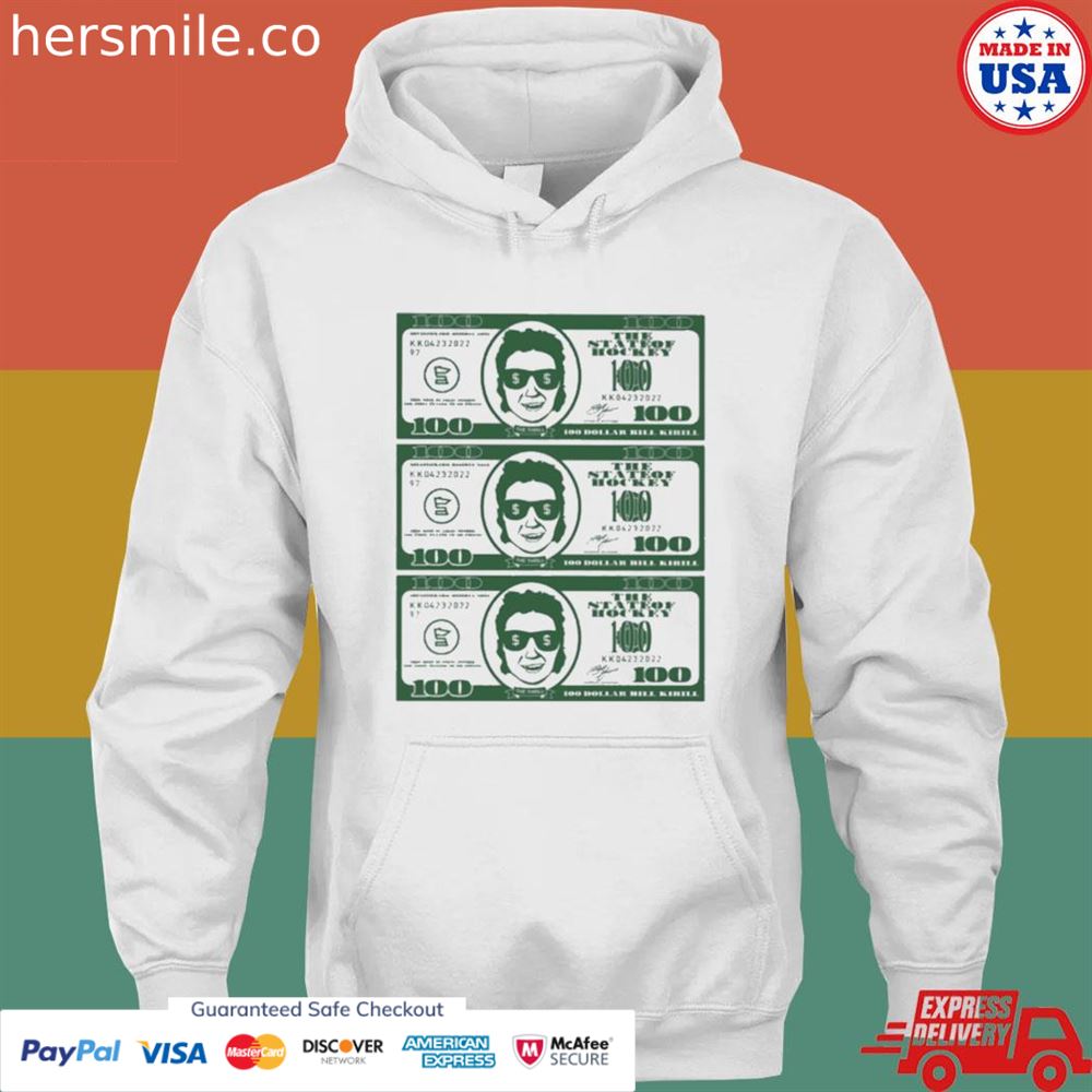 100 dollar the state of hockey shirt