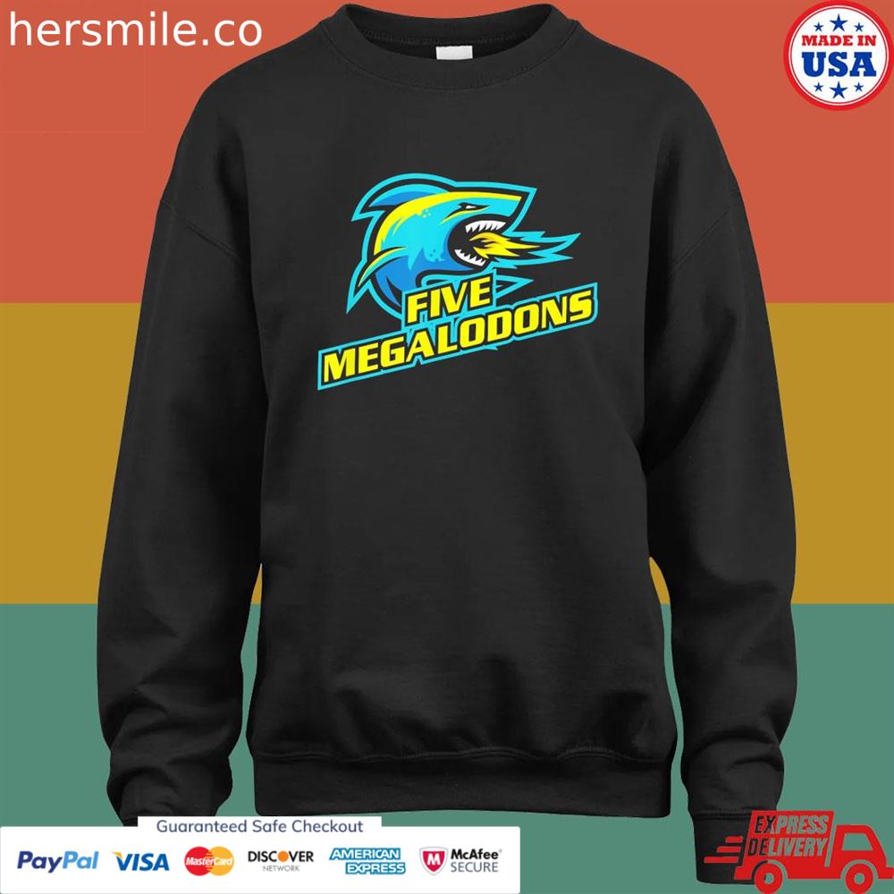 Five megalodons shirt Five megalodons shirt