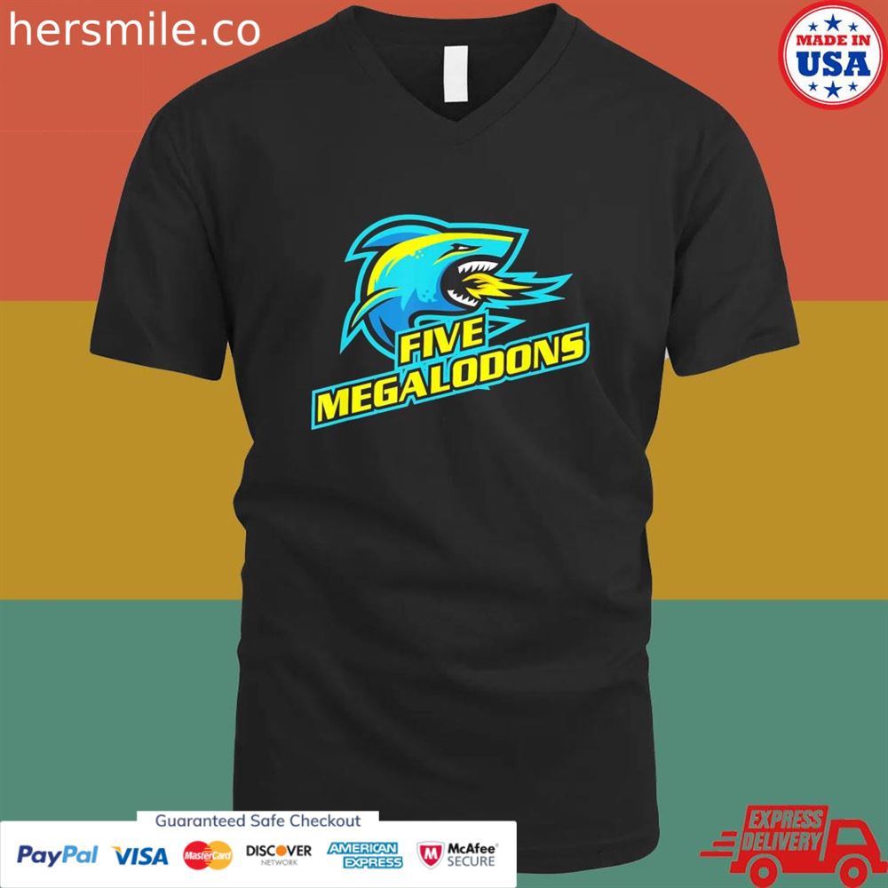 Five megalodons shirt Five megalodons shirt