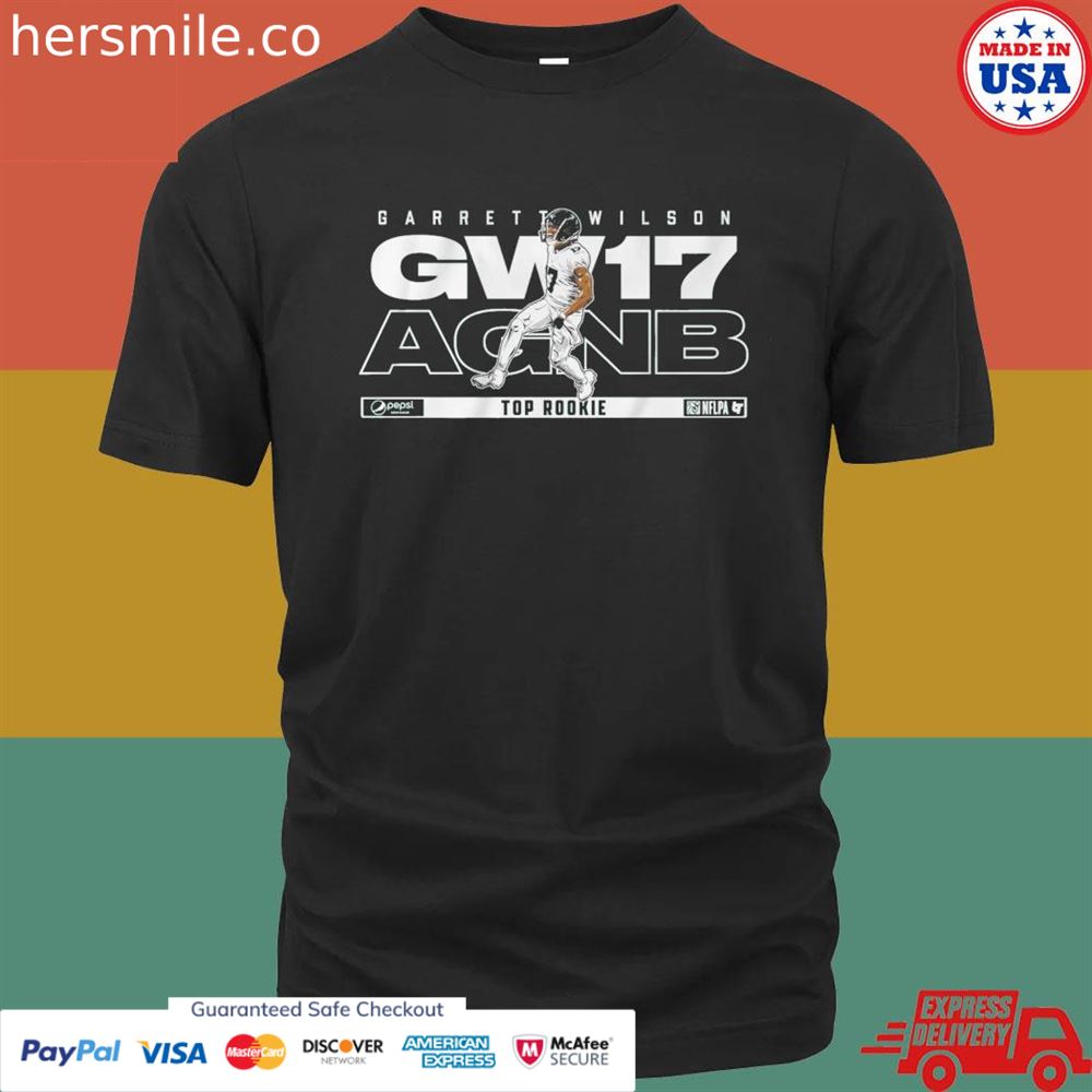 Garrett Wilson GW17 AGNB top rookie shirt