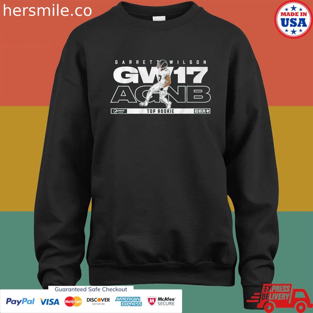 Garrett Wilson GW17 AGNB top rookie shirt Garrett Wilson GW17 AGNB top rookie shirt