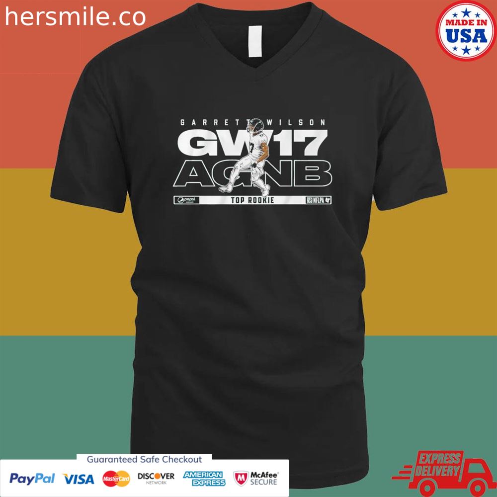 Garrett Wilson GW17 AGNB top rookie shirt Garrett Wilson GW17 AGNB top rookie shirt