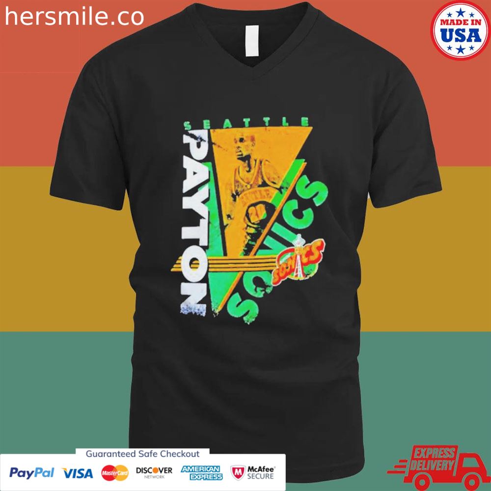 Gary Payton Sonics T-shirt Gary Payton Sonics T-shirt