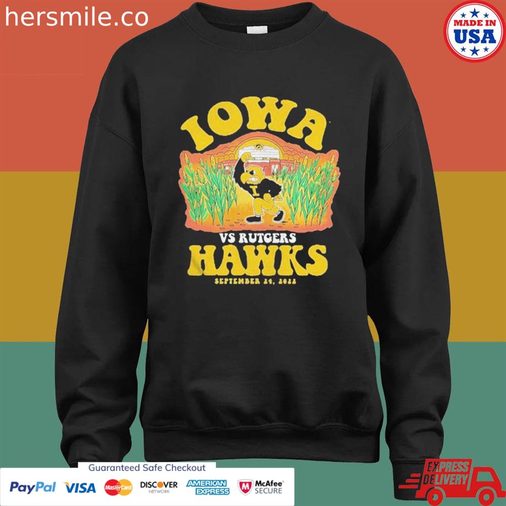 Iowa Hawkeyes vs. Rutgers Scarlet Knights september 24 2022 shirt Iowa Hawkeyes vs. Rutgers Scarlet Knights september 24 2022 shirt