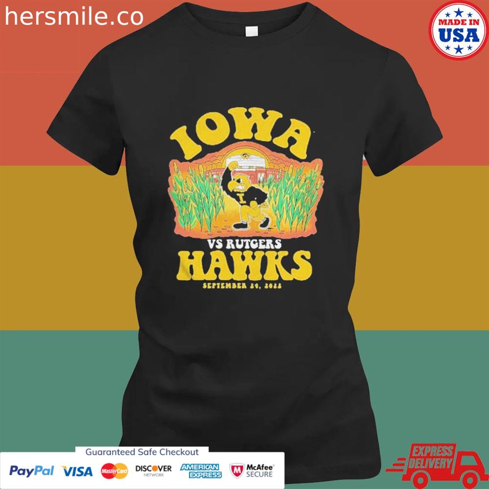 Iowa Hawkeyes vs. Rutgers Scarlet Knights september 24 2022 shirt Iowa Hawkeyes vs. Rutgers Scarlet Knights september 24 2022 shirt
