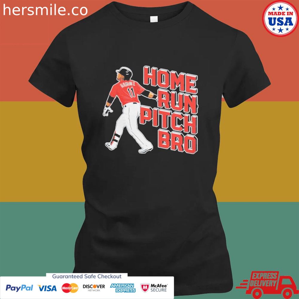 José Ramírez Cleveland Guardians home run pitch bro shirt José Ramírez Cleveland Guardians home run pitch bro shirt