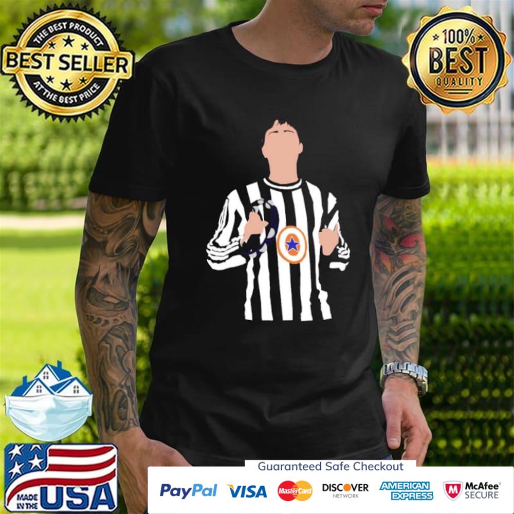 Liam gallagher newcastle united print t-shirt