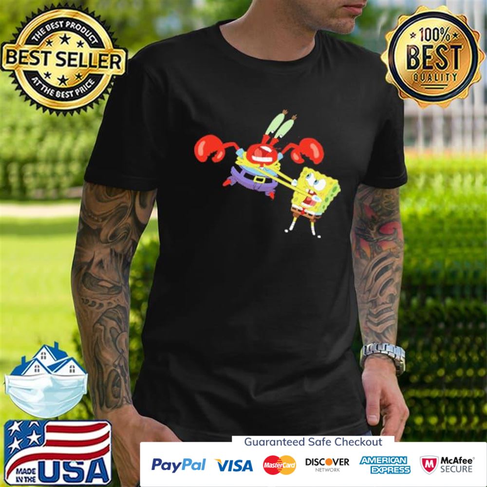 Listen you crustaceous cheapskate spongebob squarepants t-shirt