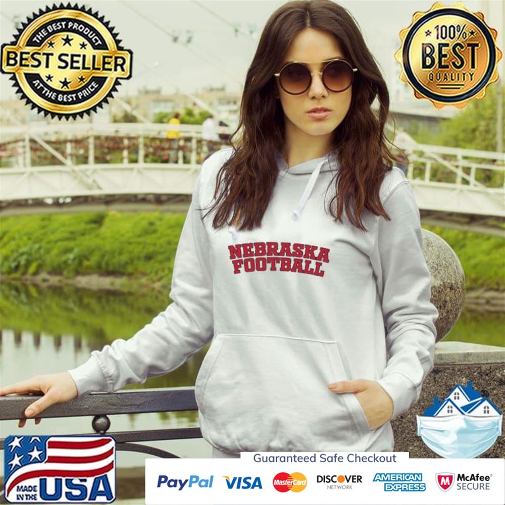 Logo text Nebraska Football t-shirt