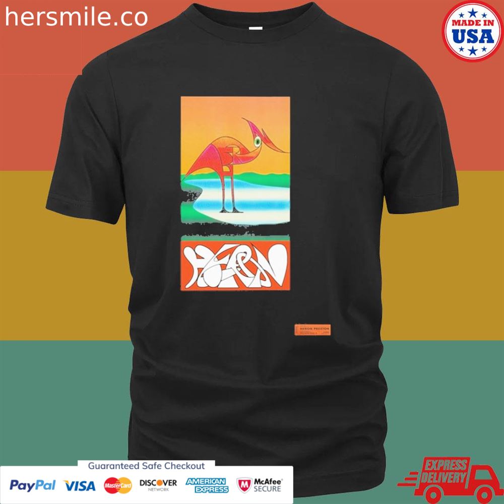 Os heron abstract T-shirt