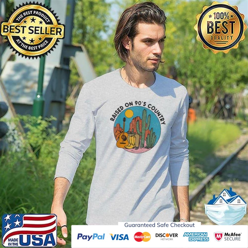 Raised on 90’s country music vintage southern western t-shirt