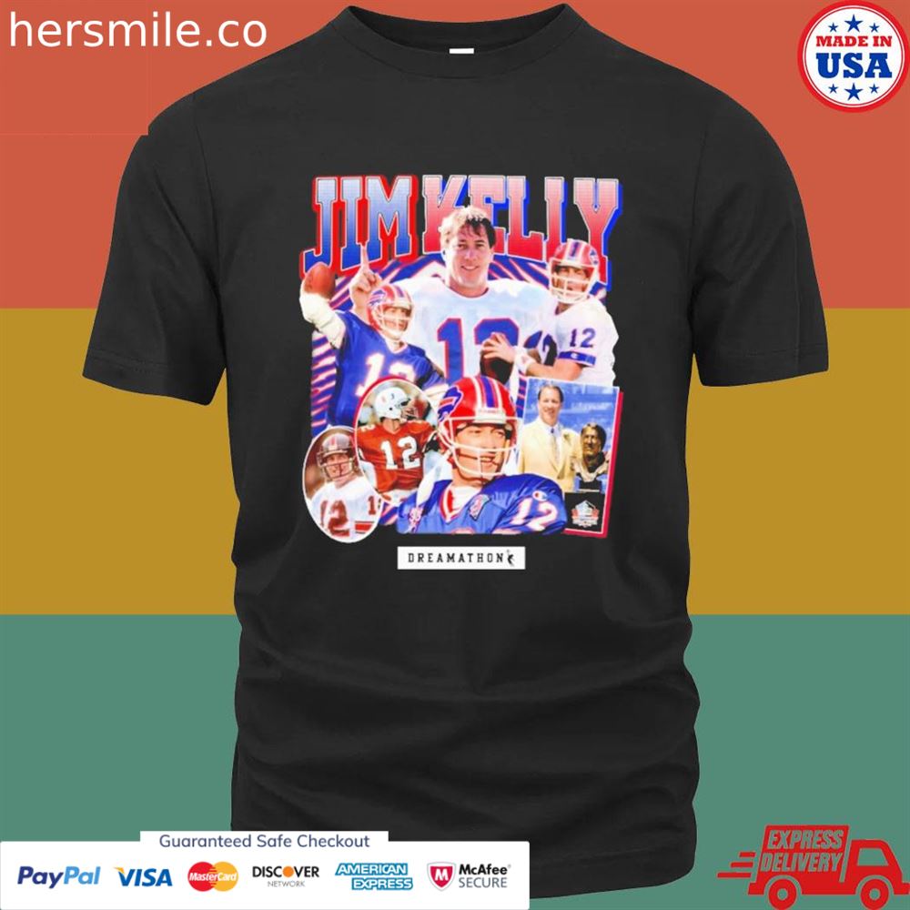 Von Miller wearing Jim Kelly shirt