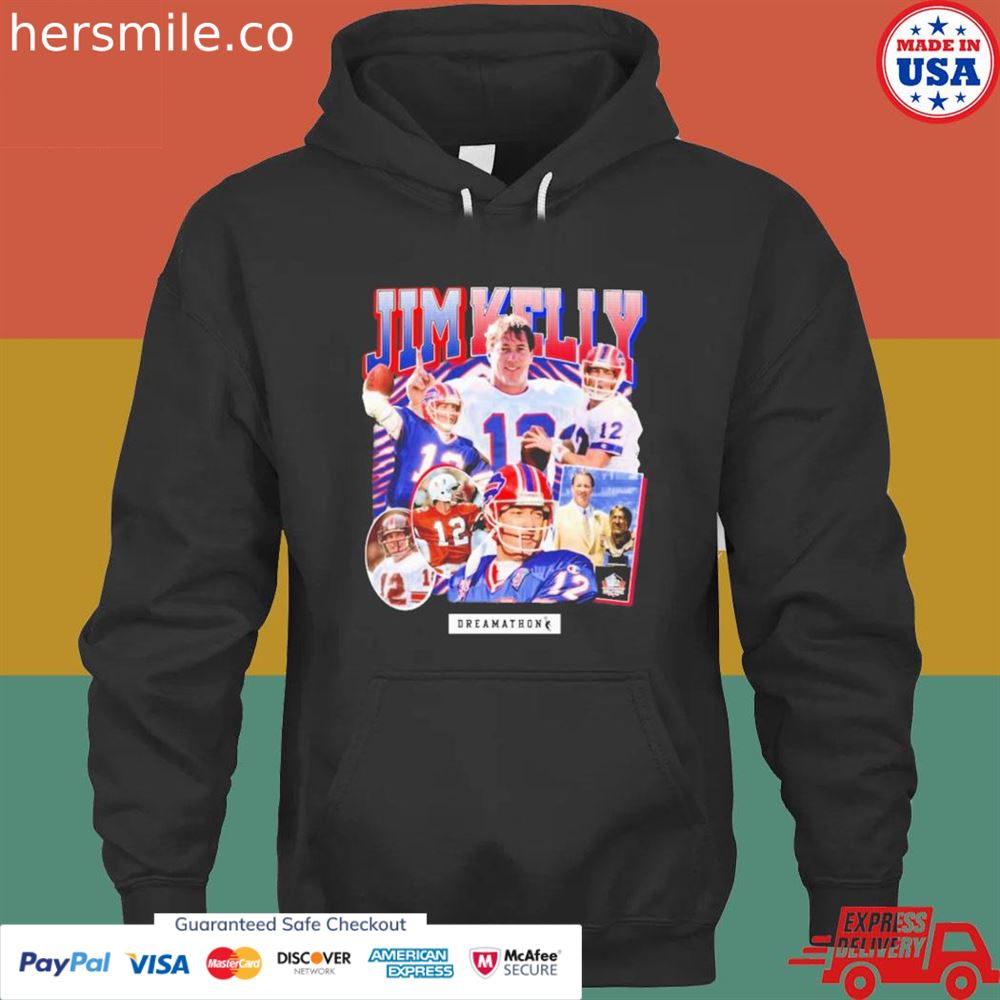 Von Miller wearing Jim Kelly shirt