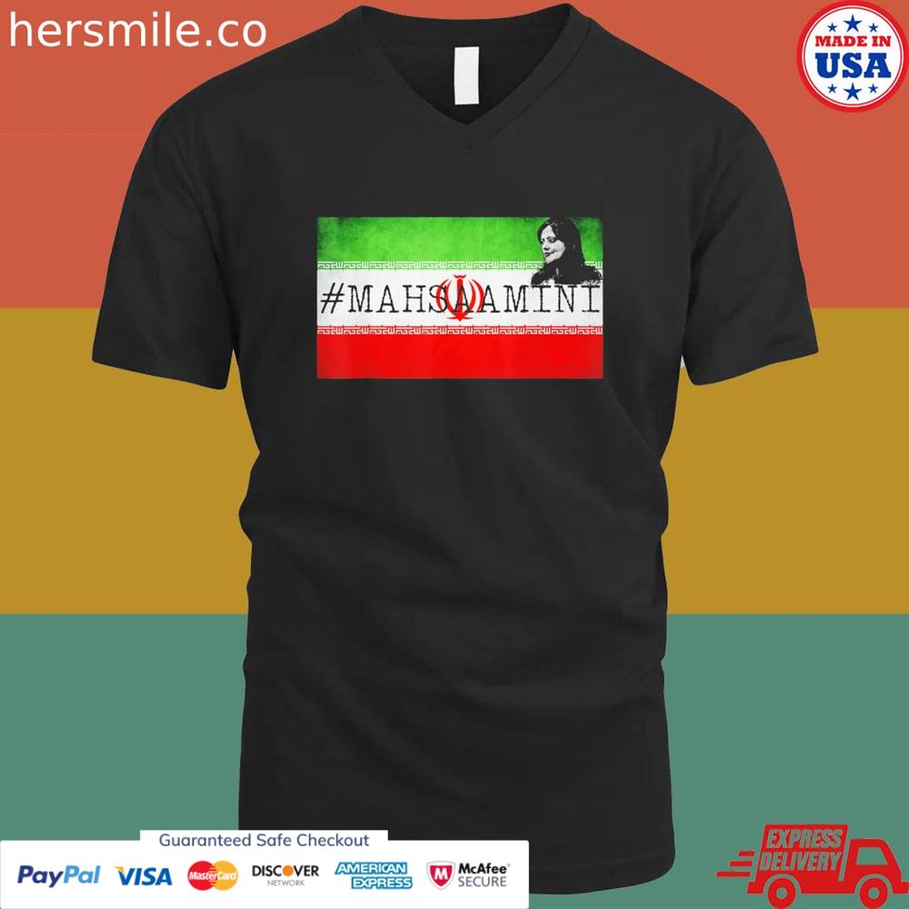 Womens Mahsa Amini flag Iran shirt Womens Mahsa Amini flag Iran shirt