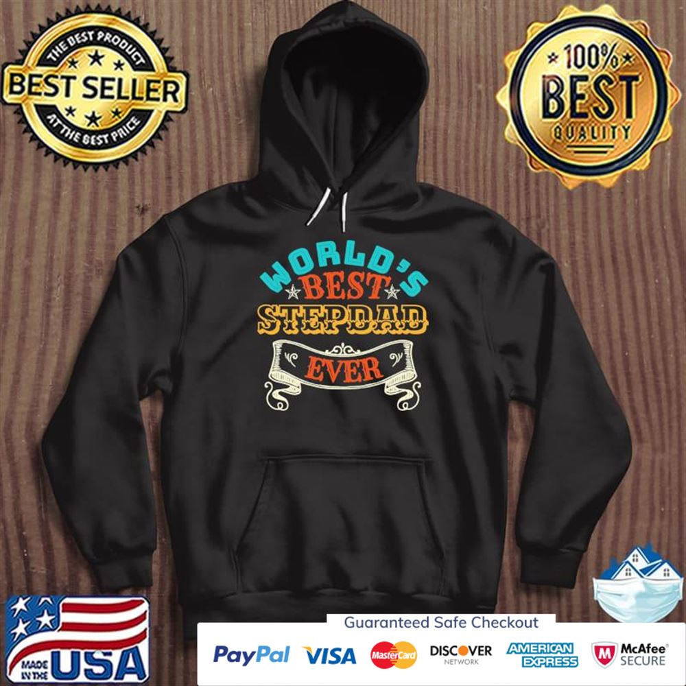 Worlds best stepdad ever gift for stepdad t-shirt