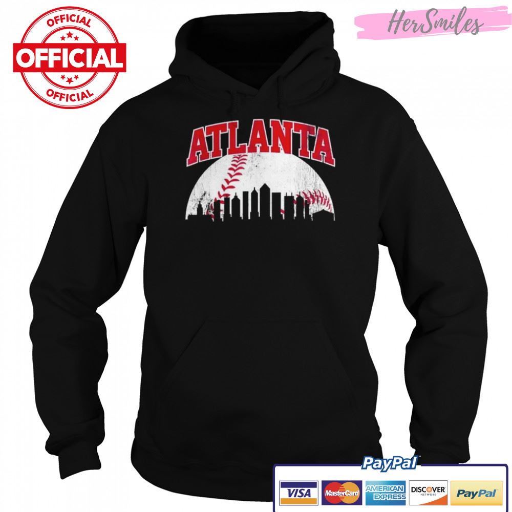Atlanta Baseball Skyline City Gameday Retro Vintage USA Vintage 2022 Shirt Atlanta Baseball Skyline City Gameday Retro Vintage USA Vintage 2022 Shirt