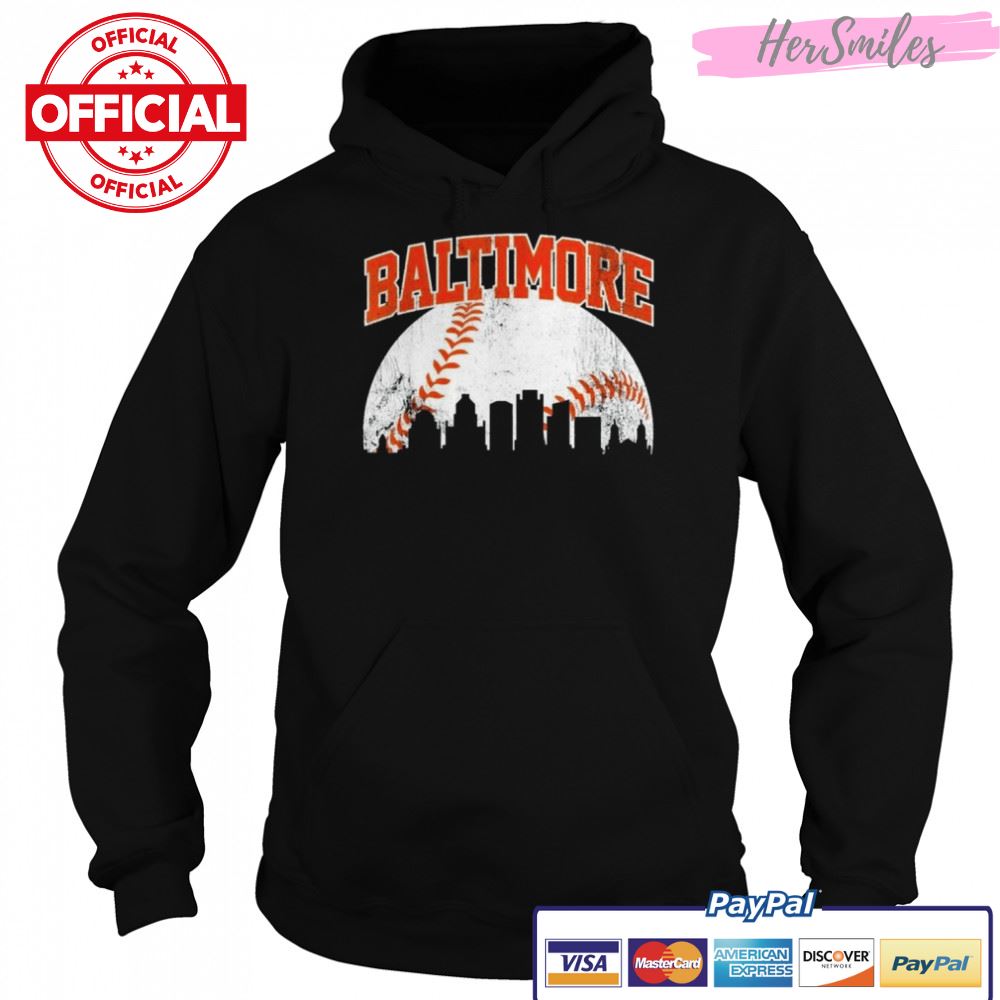 Baltimore Baseball Skyline City Gameday Retro Vintage USA Vintage 2022 Shirt Baltimore Baseball Skyline City Gameday Retro Vintage USA Vintage 2022 Shirt