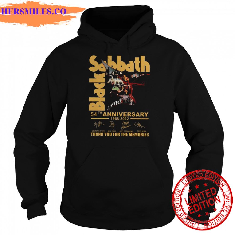 black sabbath 54th anniversary 1968 2022 thank you for the memories signatures shirt black sabbath 54th anniversary 1968 2022 thank you for the memories signatures shirt