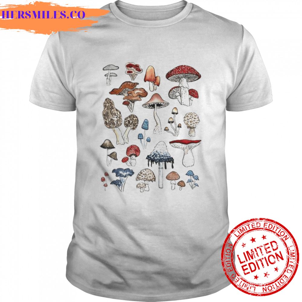 British Wild Mushrooms Fungy shirt