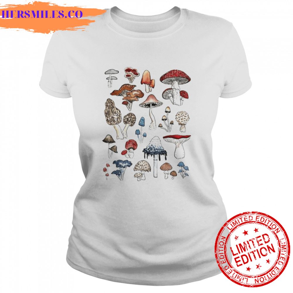 British Wild Mushrooms Fungy shirt