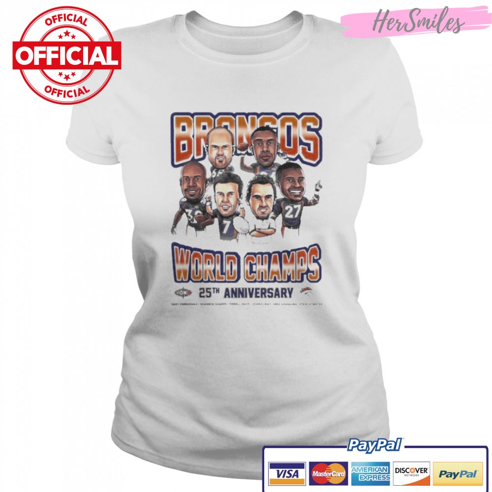 Broncos World Champs 25th Anniversary Shirt