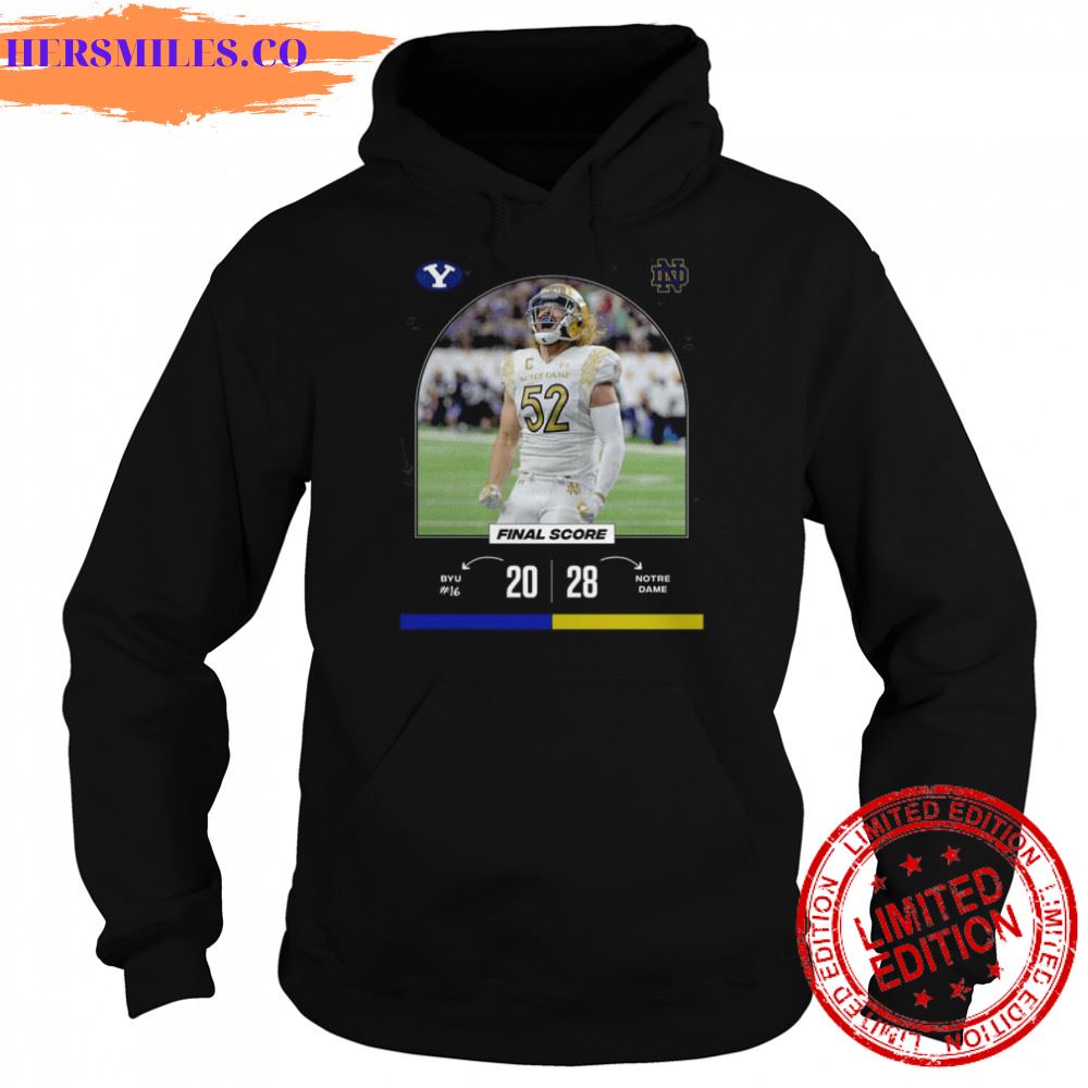 BYU Cougars vs Notre Dame Final Score 2022 shirt BYU Cougars vs Notre Dame Final Score 2022 shirt