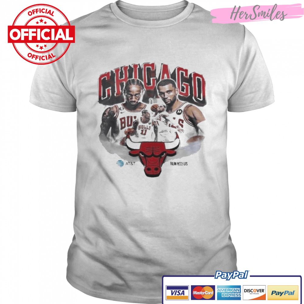 Chicago Bulls Zach Lavine Demar Derozan At And T Run With Us 2022 Shirt