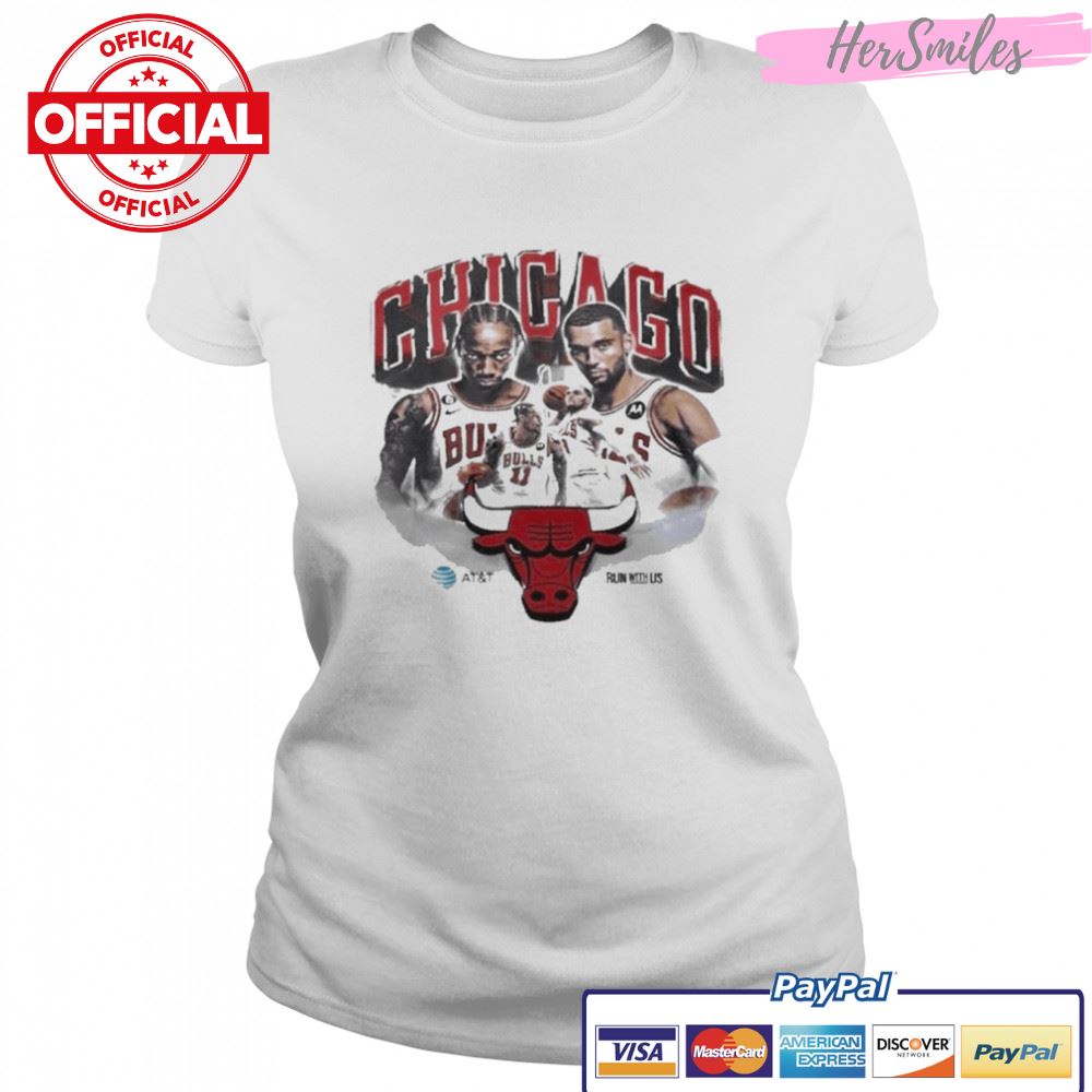 Chicago Bulls Zach Lavine Demar Derozan At And T Run With Us 2022 Shirt