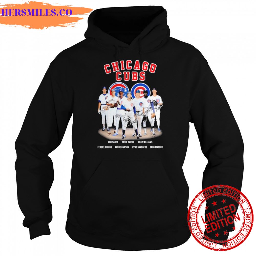 Chicago Cubs Team football signatures shirt Chicago Cubs Team football signatures shirt