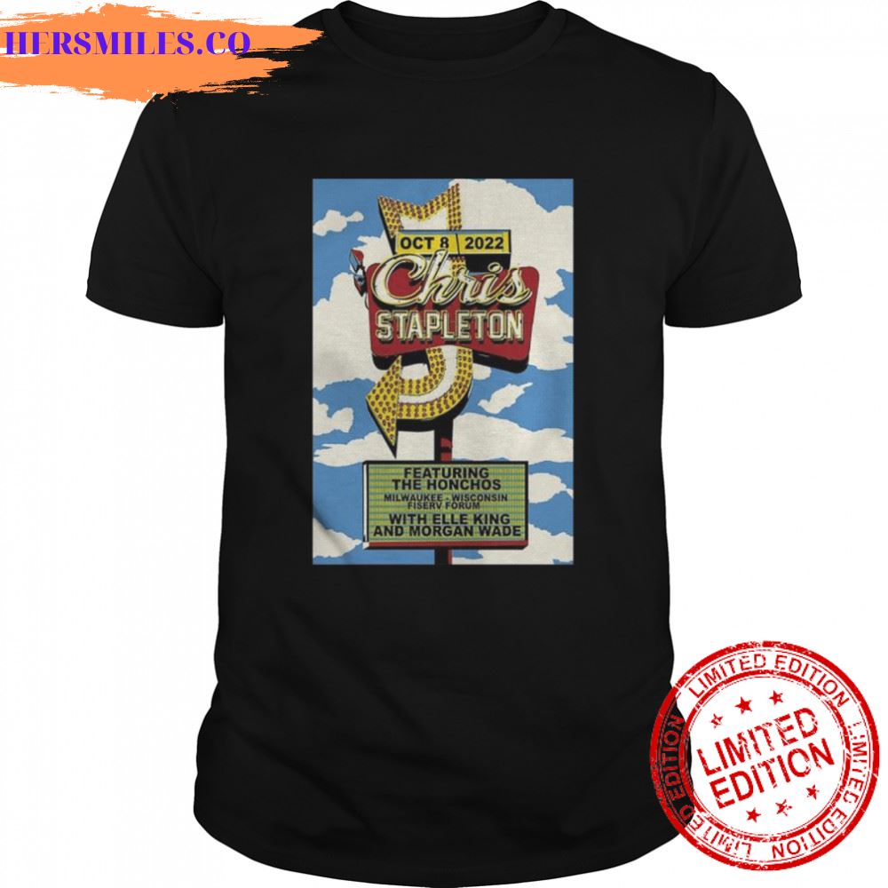 Chris stapleton october 8-2022 fiserv forum milwaukee wi shirt