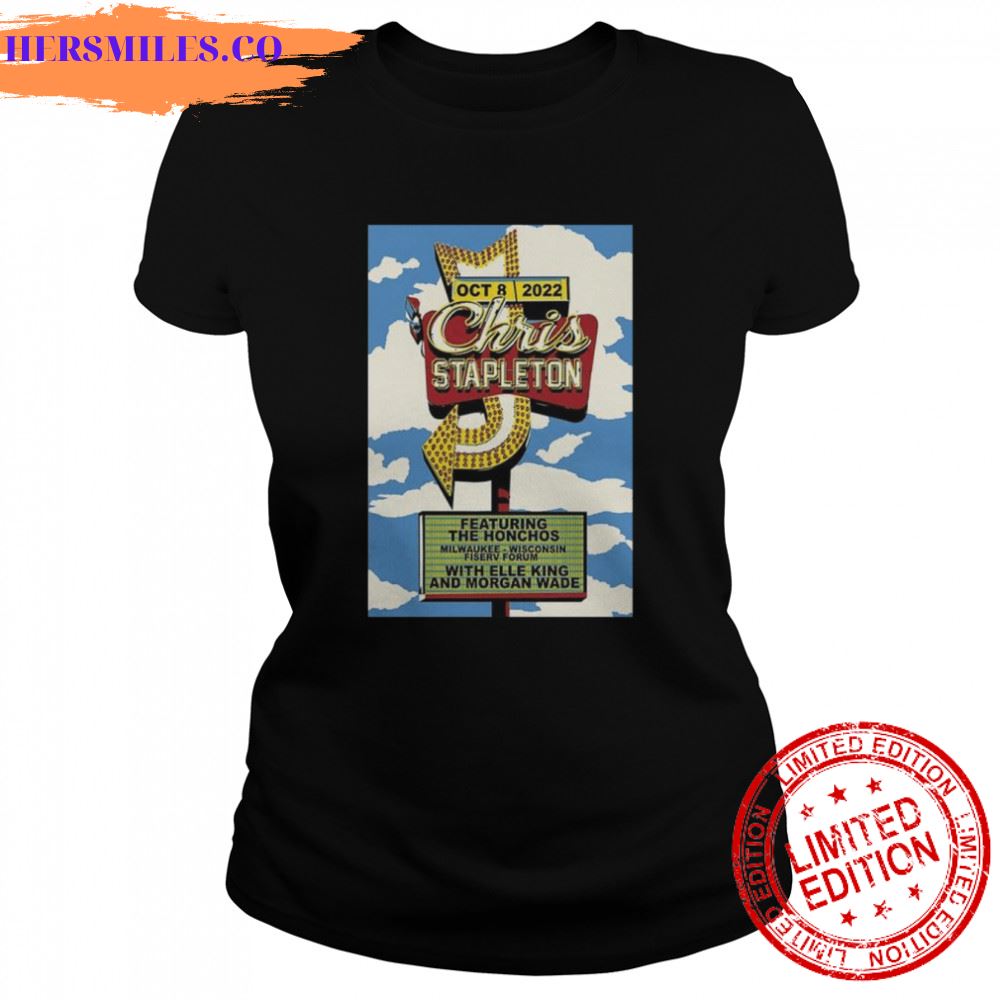 Chris stapleton october 8-2022 fiserv forum milwaukee wi shirt