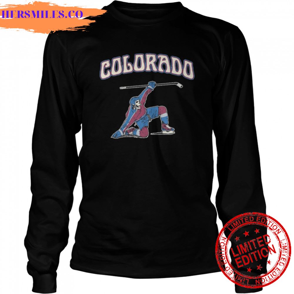 Colorado Avalanche Hockey Skeleton Slapshot shirt Colorado Avalanche Hockey Skeleton Slapshot shirt