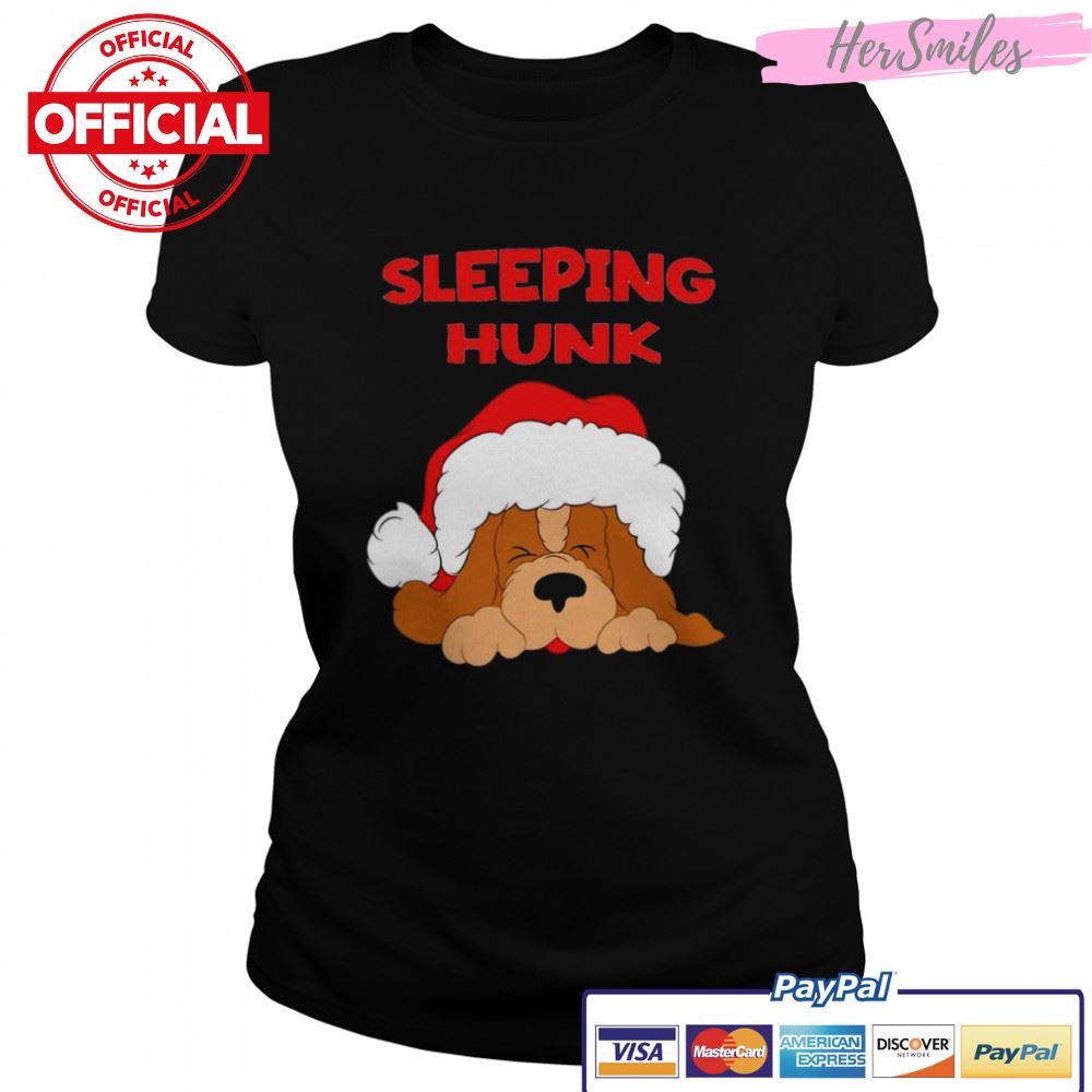 Cute Dug Sleeping Hunk Christmas shirt