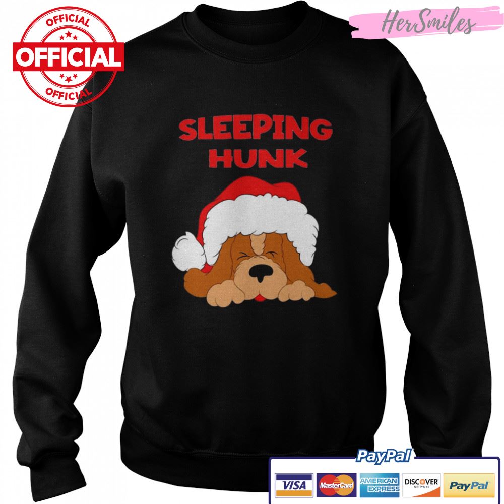 Cute Dug Sleeping Hunk Christmas shirt Cute Dug Sleeping Hunk Christmas shirt