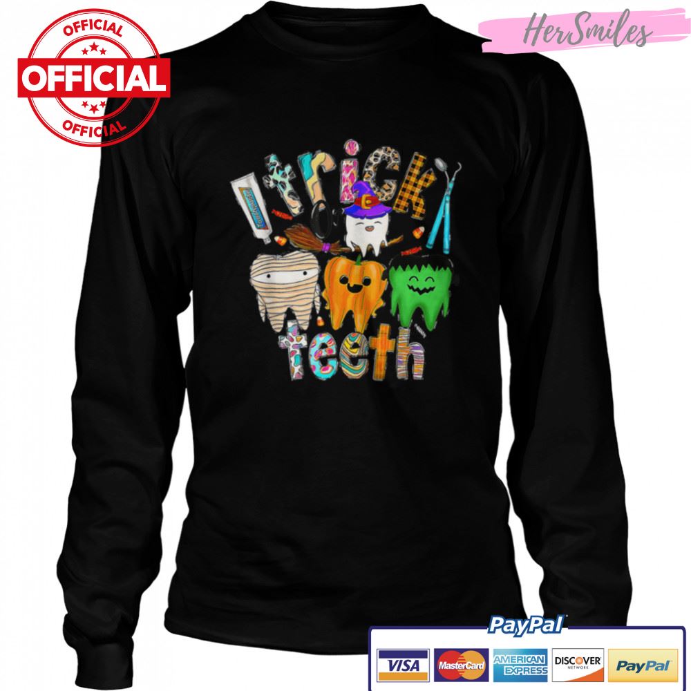 Dentist Trick Or Teeth Halloween Monster Dental Life T-Shirt B0BKL9P86L Dentist Trick Or Teeth Halloween Monster Dental Life T-Shirt B0BKL9P86L