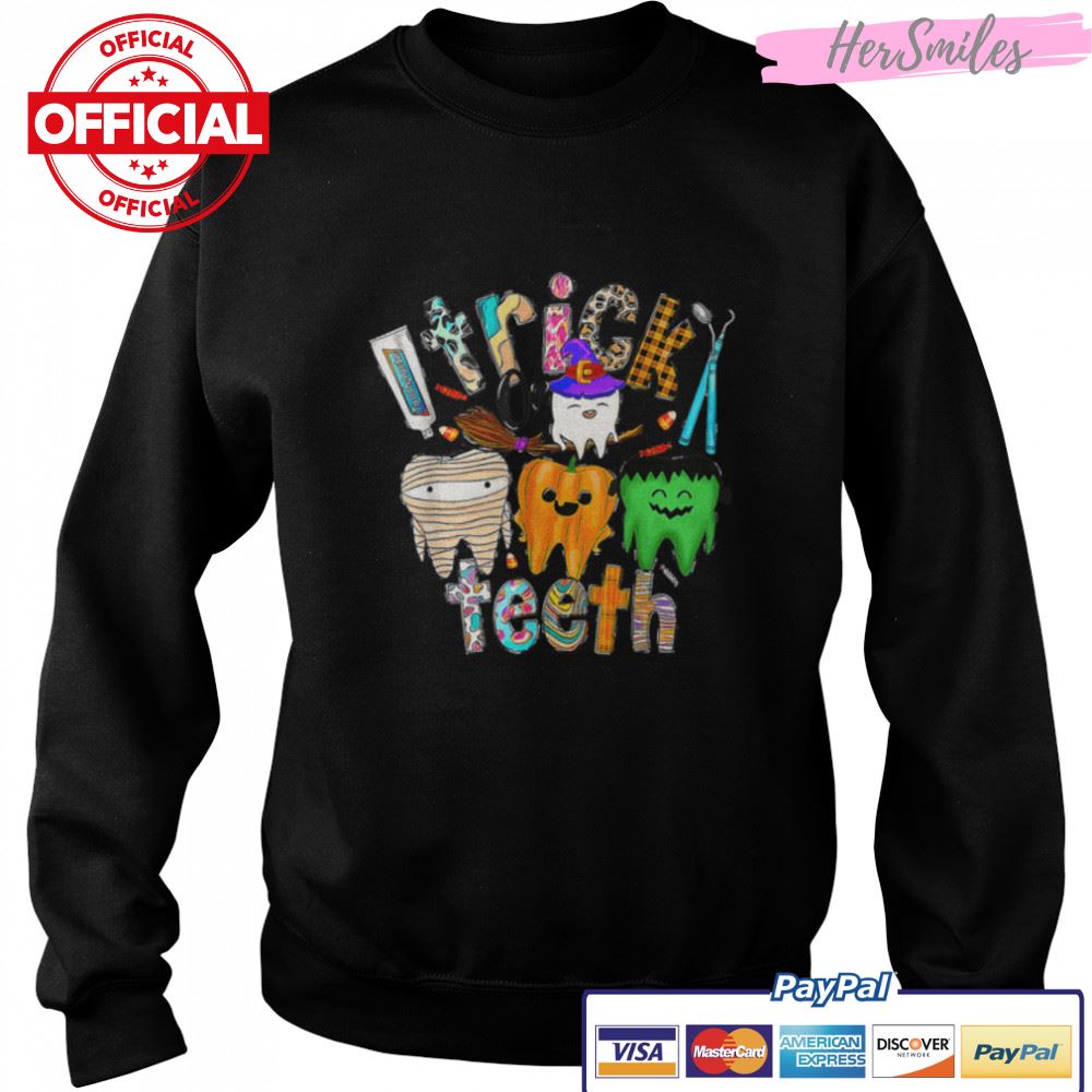 Dentist Trick Or Teeth Halloween Monster Dental Life T-Shirt B0BKL9P86L Dentist Trick Or Teeth Halloween Monster Dental Life T-Shirt B0BKL9P86L