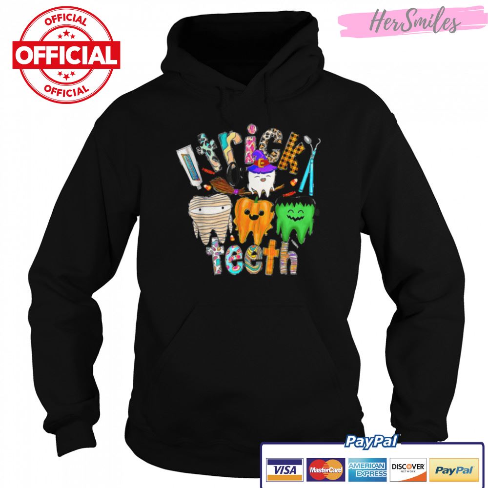 Dentist Trick Or Teeth Halloween Monster Dental Life T-Shirt B0BKL9P86L Dentist Trick Or Teeth Halloween Monster Dental Life T-Shirt B0BKL9P86L