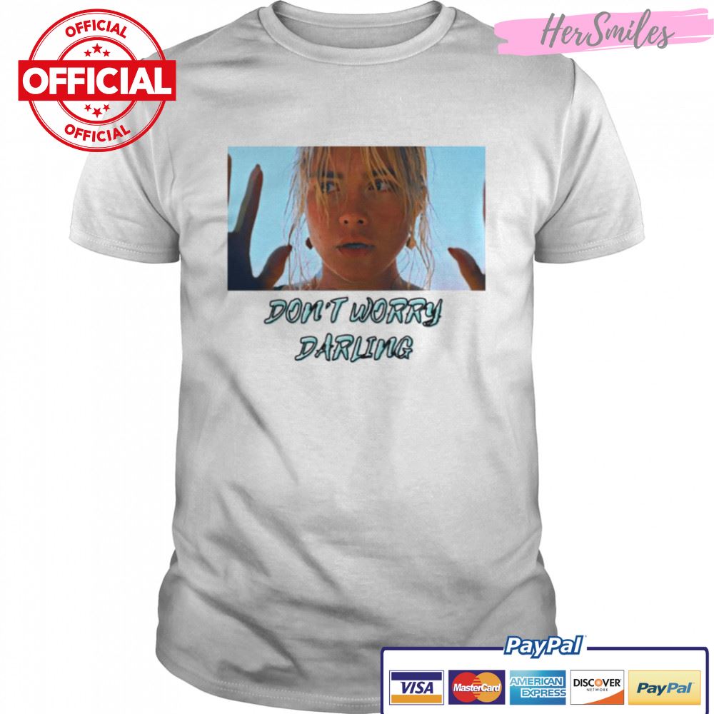 Don’t Worry Darling Florence Pugh Confused shirt