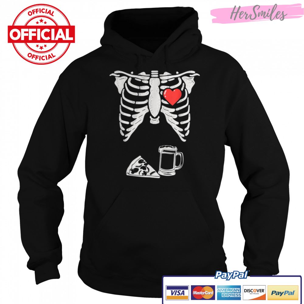 Funny Skeleton Pizza & Beer Stomach Adult Halloween Joke T-Shirt B0BKL9ZCM5 Funny Skeleton Pizza & Beer Stomach Adult Halloween Joke T-Shirt B0BKL9ZCM5