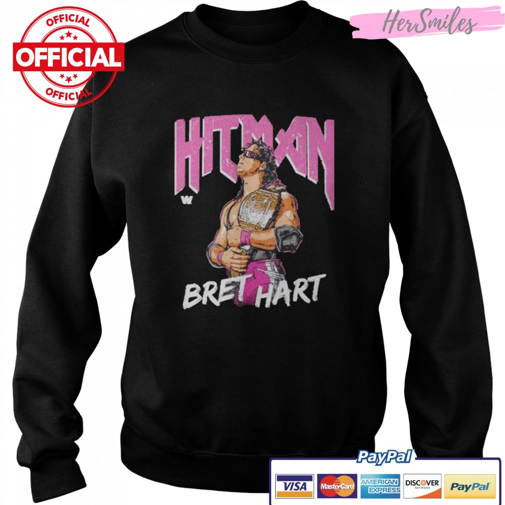 hitman Bret Hart professional wrestler shirt hitman Bret Hart professional wrestler shirt
