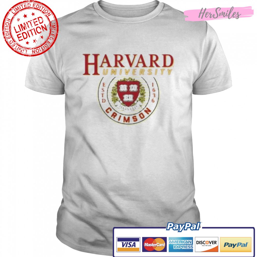Homefield Harvard university crimson estd 1636 t-shirt