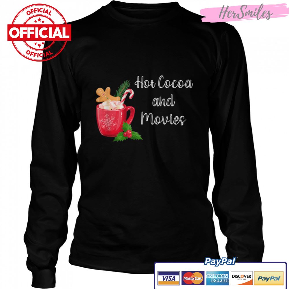 Hot Cocoa And Movies Cute Christmas T-Shirt B0BKLKX8L3 Hot Cocoa And Movies Cute Christmas T-Shirt B0BKLKX8L3