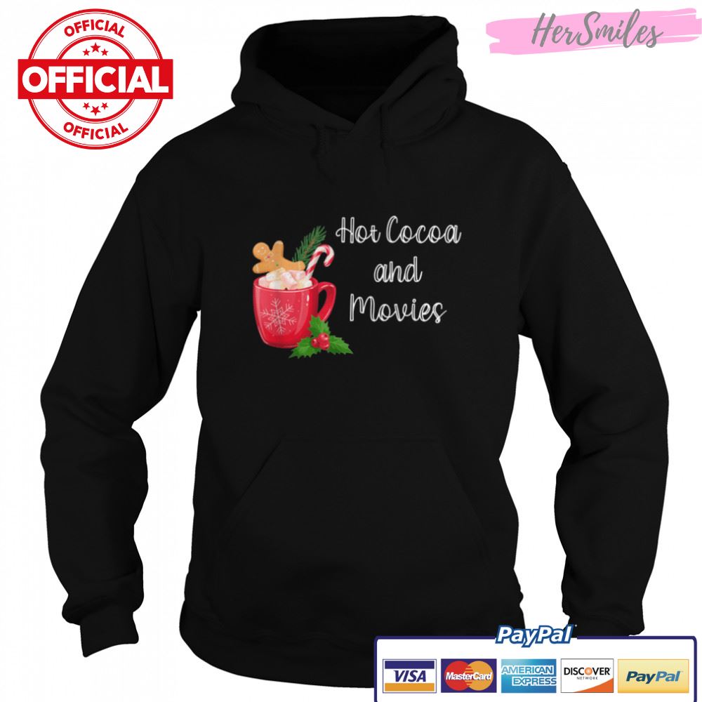 Hot Cocoa And Movies Cute Christmas T-Shirt B0BKLKX8L3 Hot Cocoa And Movies Cute Christmas T-Shirt B0BKLKX8L3
